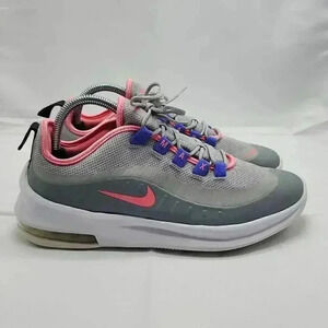 Nike Air Kids Max Axis GS Sneakers Shoes Light Smoke Grey Sunset Pulse Size 7Y